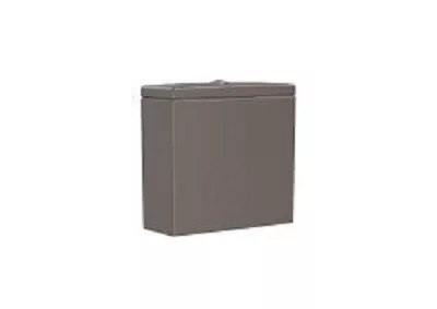 Öblítőtartály, Roca Inspira A341520660 Round / Square tartály 4,5/3 L, kávé szín