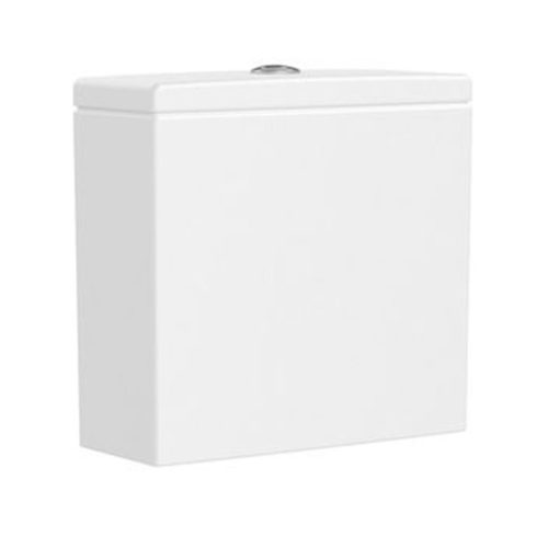 Öblítőtartály, Roca Inspira A341520620 Round / Square tartály 4,5/3 L, matt fehér
