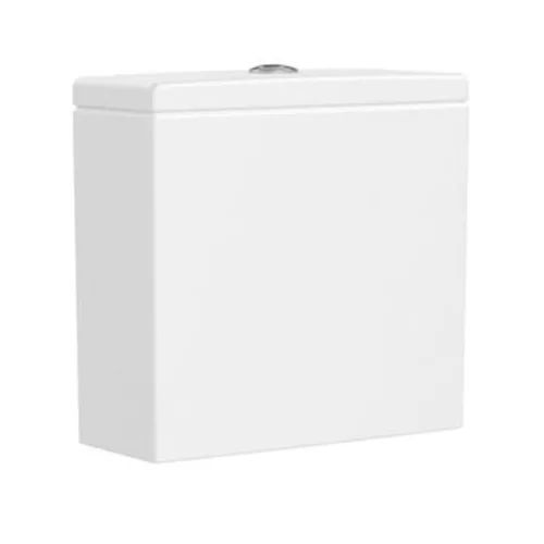 Öblítőtartály, Roca Inspira A341520620 Round / Square tartály 4,5/3 L, matt fehér