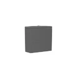   Öblítőtartály, Roca Inspira A341520640 Round / Square tartály 4,5/3 L, onyx
