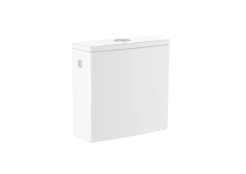 Öblítőtartály, Roca Ona A341680S00 monoblokkos Wc tartály, 4,5/3 L, oldalsó bekötésű, supraglaze