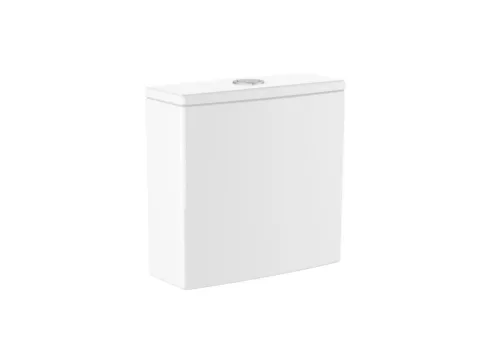 Öblítőtartály, Roca Ona A341681620 monoblokkos Wc tartály, 4,5/3 L, alsó bekötésű, matt fehér