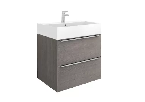 Alsó szekrény, Roca Inspira A851075402 Unik alsószekrény mosdóval 60x50 cm texturált városi tölgy