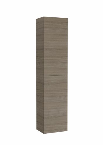 Álló szekrény, Roca Ona A857635511 kétajtós álló fürdőszoba szekrény 175 cm, sötét szilfa