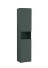 Álló szekrény, Roca Ona A857636513 kétajtós álló fürdőszoba szekrény nyitott polccal 175 cm,matt