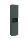 Álló szekrény, Roca Ona A857636513 kétajtós álló fürdőszoba szekrény nyitott polccal 175 cm,matt