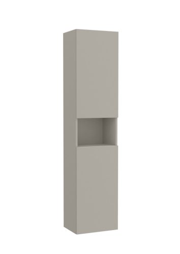 Álló szekrény, Roca Ona A857636510 kétajtós álló fürdőszoba szekrény 175 cm, matt szürke