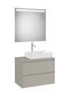 Komplett bútor, Roca Ona A851715510 mosdószekrény Pack tükörrel, jobboldali ráültethető mosdóhoz,