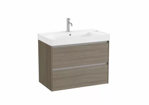 Alsó szekrény, Roca Ona A851691511 Unik mosdó+mosdószekrénysötét szil