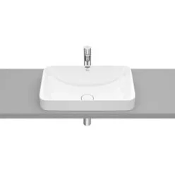   Mosdó, Roca Inspira A327534000 Square pultba építhető mosdó 550 mm