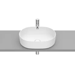   Mosdó, Roca Inspira A327520620 Round pultra ültethető mosdó 500 x 370 x 140 matt fehér