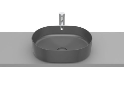 Mosdó, Roca Inspira A327520640 Round pultra ültethető mosdó 500 x 370 x 140 onyx