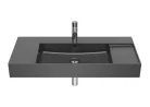 Mosdó, Roca Inspira A32752A640 fali/bútorra ültethető mosdó 1000 x 490 onyx