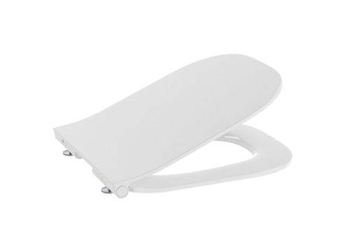 WC tető, Roca The Gap A801732001 Square Compact Slim SoftClose wc-ülőke fedéllel