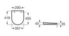 WC tető, Roca The Gap A801D22001 Round Soft-Close kompakt wc-ülőke