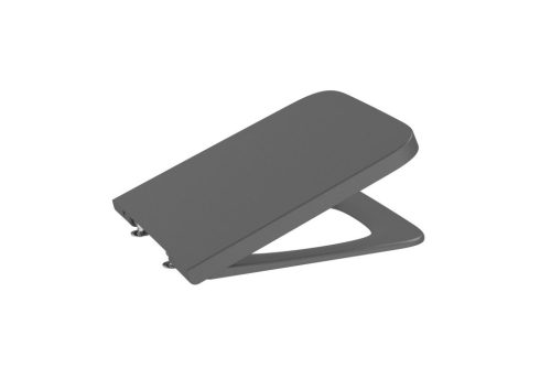 WC tető, Roca Inspira A80153264B Square wc-ülőke és fedél, onyx