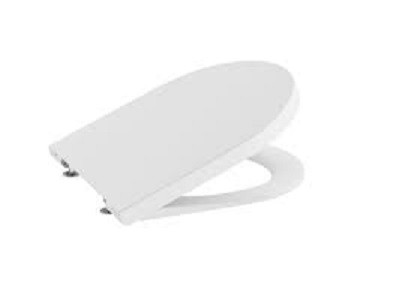WC tető, Roca Inspira A80152C62B Round kompakt wc-ülőke és fedél 560/600 mm hosszú wc-hez, matt f