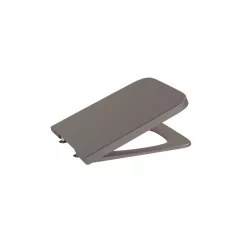   WC tető, Roca Inspira A80153266B Square wc-ülőke és fedél kávé szín