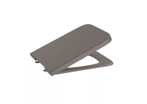 WC tető, Roca Inspira A80153266B Square wc-ülőke és fedél kávé szín
