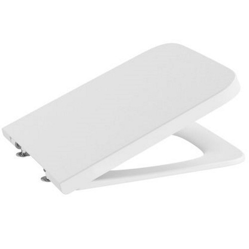 WC tető, Roca Inspira A80153262B Square wc-ülőke és fedél matt fehér