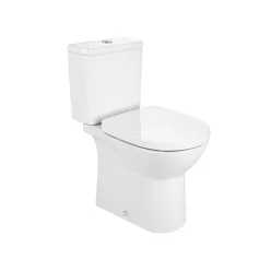   WC, Roca Debba A34299P000 Round Rimless monoblokkos WC Vario lefolyóval