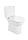 WC, Roca Debba A34299P000 Round Rimless monoblokkos WC Vario lefolyóval