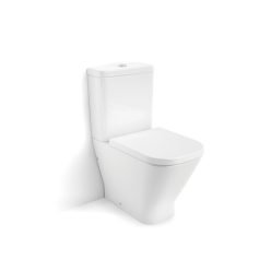   WC, Roca The Gap A342472000 kompakt monoblokkos álló WC-csésze 600 mm hosszú, hátsó/alsó kifolyás