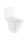 WC, Roca The Gap A342479000 Square Rimless monoblokkos wc-csésze 650 mm hosszú