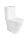 WC, Roca The Gap A3420N7000 Round Rimless falhoz illeszkedő, kompakt monoblokkos-wc