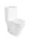 WC, Roca The Gap A3420N7000 Round Rimless falhoz illeszkedő, kompakt monoblokkos-wc