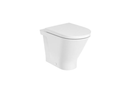WC, Roca The Gap A3470N7000 Round falhoz illeszthető Rimless álló wc-csésze