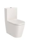 WC, Roca Inspira A342526620 Round Rimless falra tolható monoblokkos wc-csésze 645 mm hosszú, matt