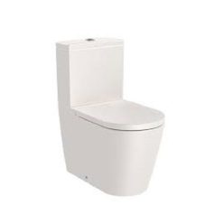   WC, Roca Inspira A342526620 Round Rimless falra tolható monoblokkos wc-csésze 645 mm hosszú, matt