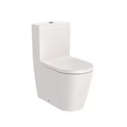   WC, Roca Inspira A342526620 Round Rimless falra tolható monoblokkos wc-csésze 645 mm hosszú, matt