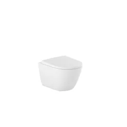   WC, Roca Ona A346688620 rimless fali WC, kompakt, matt fehér