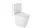 WC, Roca Ona A342687620 monoblokkos WC, rimless, matt fehér
