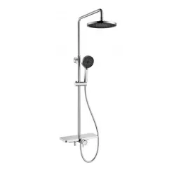   Zuhanyszett, Sanotechnik AST707 Zuhanyrendszer termosztátos csapteleppel, króm