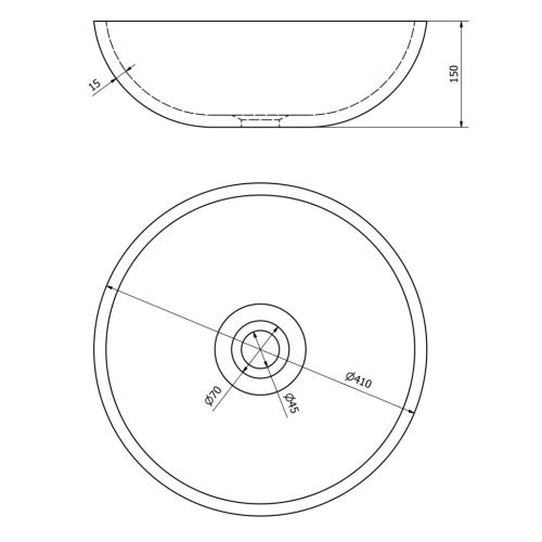 Mosdó, Sapho Priori kerámiamosdó réz/kék virágmintás PI037