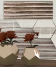 Dekorcsempe, Ecoceramic EC.RLV.Louvre Marron 25X70 0021850093631