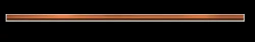 Listello, Valore Copper Glass Listwa 1x40cm