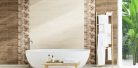 Dekorcsempe, Valore Stella Flower Brown 25x40cm