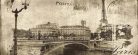 Dekorlap, Valore Post Card Beige 1 Glass Inserto 20x50cm