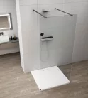Walk-in, Sapho Esca Black Matt ES1010-06 Walk-in szabadonálló, transzparent üveg, 100 cm