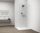 Walk-in, Sapho Esca White Matt ES1011-03 Walk-in, falra szerelhető, transzparent üveg, 110 cm