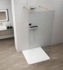 Walk-in, Sapho Esca Gold Matt ES1011-08 Walk-in, szabadonálló, transzparent üveg, 110 cm