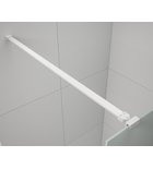 Walk-in, Sapho Esca White Matt ES1012-07 Walk-in, szabadonálló, transzparent üveg, 120 cm