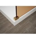 Walk-in, Sapho Esca Gold Matt ES1013-04 Walk-in, falra szerelhető, transzparent üveg, 130 cm