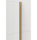 Walk-in, Sapho Esca Gold Matt ES1013-04 Walk-in, falra szerelhető, transzparent üveg, 130 cm