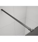 Walk-in, Sapho Esca Black Matt ES1013-06 Walk-in, szabadonálló, transzparent üveg, 130 cm