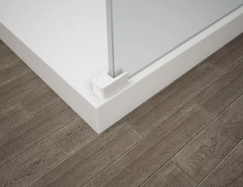Walk-in, Sapho Esca White Matt ES1013-07 Walk-in, szabadonálló, transzparent üveg, 130 cm